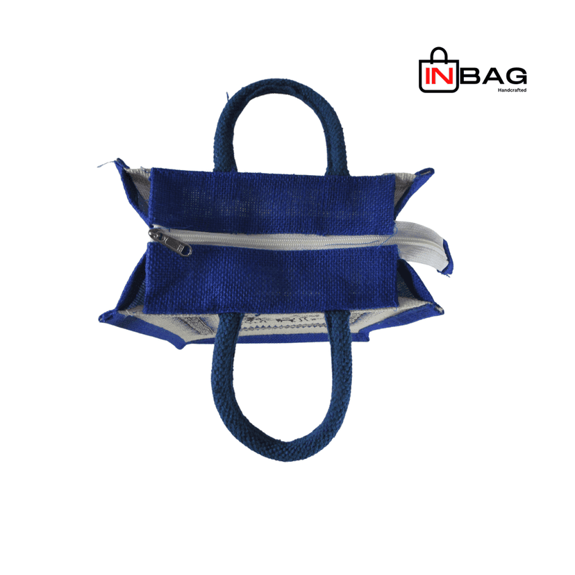 Inbag Jute Bag (Adivasi) for Lunch Box, Go Green MultiPurpose Jute Bag for Office/College/School/Tiffin/Shopping/Grocery Bag, Eco-Friendly Bag For Men, Women and Kids view 4