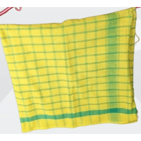 Manipuri Yellow Gamcha view 2