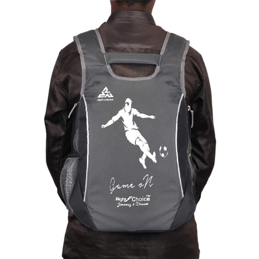 RIGHT CHOICE quality stylish casual backpack daily use unisex typography college bags Football Printed) view 7