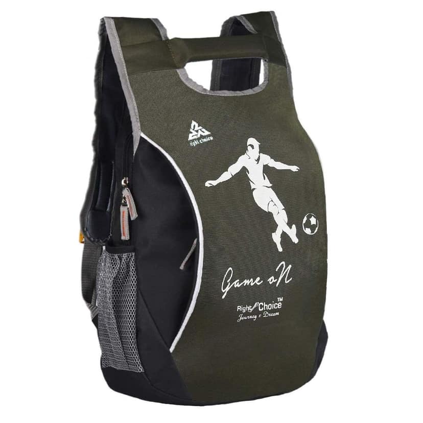 RIGHT CHOICE quality stylish casual backpack daily use unisex typography college bags Football Printed) view 9