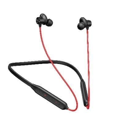 OnePlus Bullets Wireless Z Bluetooth Earphones - Red/Black view 2