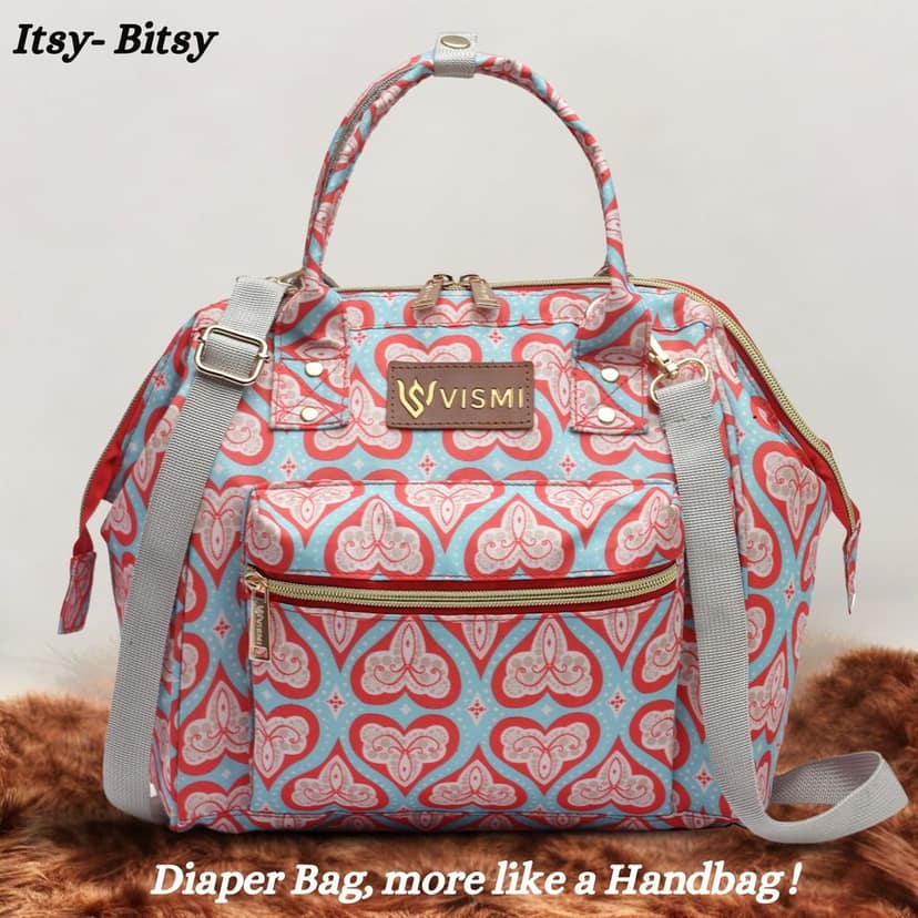VISMIINTREND Diaper Bags for Mom | Travel Maternity Backpack Bags | Water Resistant | Premium Oxford Fabric | Gifts for Mom to Be | Baby Shower Gift view 6