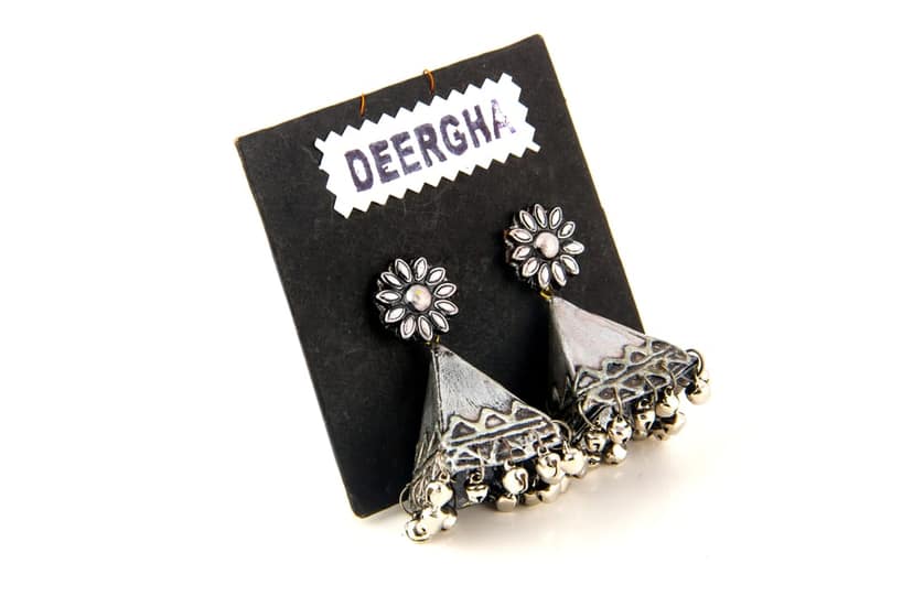 Wedding Card Earrings view 3