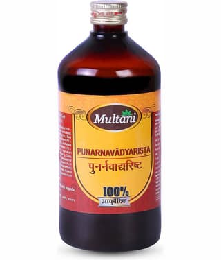 Multani Ayurvedic Punarnavadyarista Liquid Remedy For Liver, Kidney, Urinary & Abdominal Disorders - 450ml (Pack of 1)