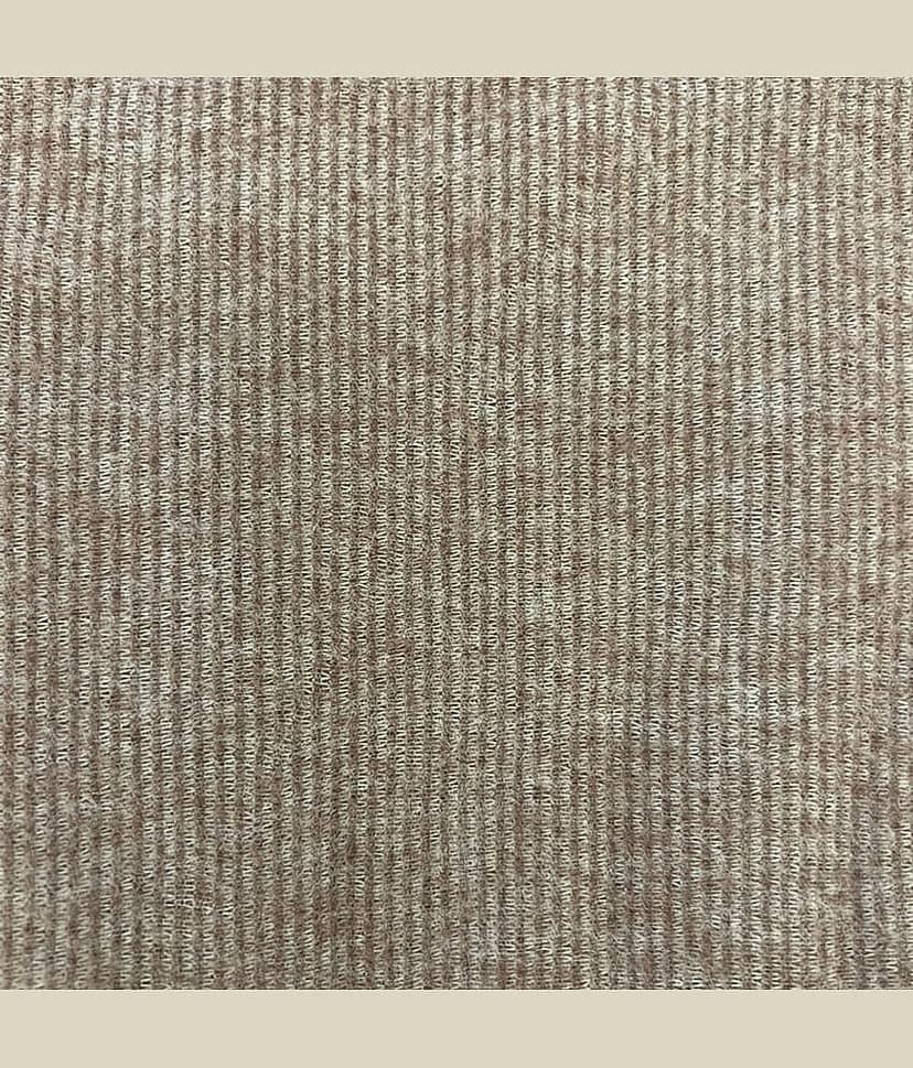 Valtellina Fleece Striped Single Bed Blanket ( 240 cm x 135 cm ) - Brown ( Pack of 1 ) view 2