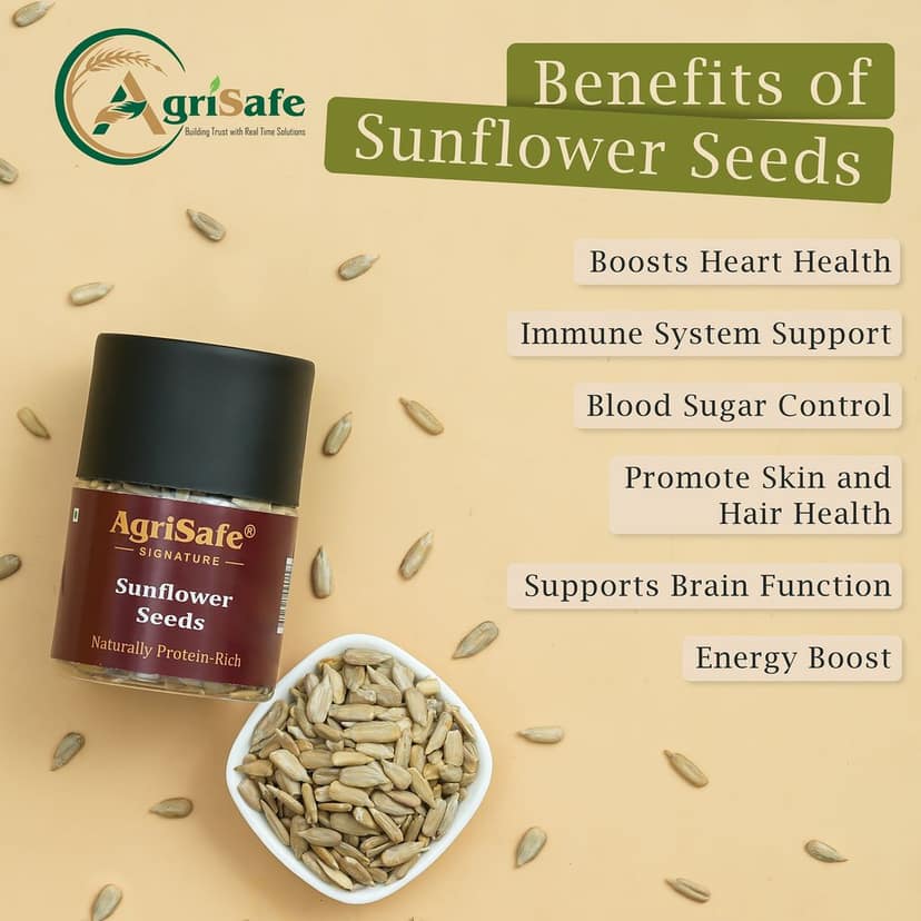 Agrisafe Sunflower Seeds 150g (Jar Pack) view 4