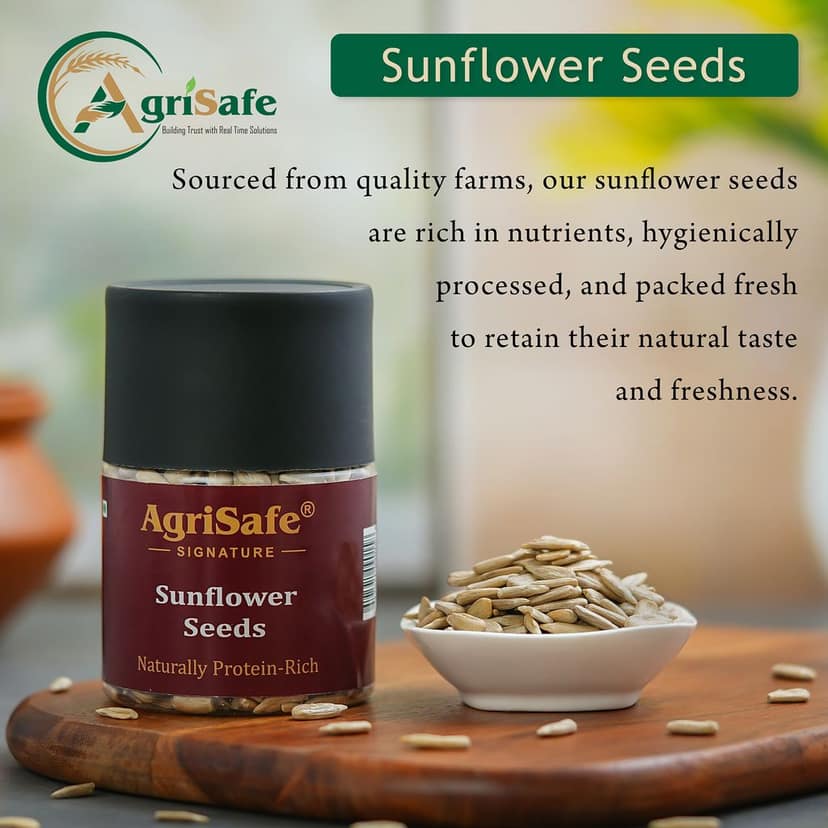 Agrisafe Sunflower Seeds 150g (Jar Pack) view 5