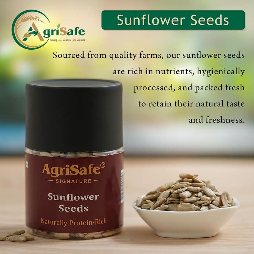 Agrisafe Sunflower Seeds 150g (Jar Pack) view 6