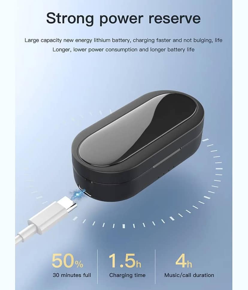 COREGENIX Q60 Truly Wireless Earbuds TWS | ENC & High Bass | Upto 40 Hrs Playtime | Bluetooth V5.3 | Quad Mics with AI-ENC | 50ms Low Latency Gaming | Gaming Beast for Android & iOS view 2