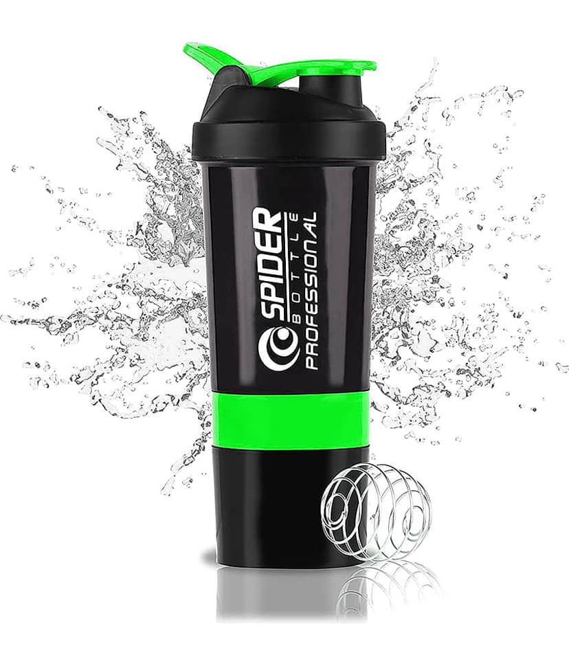 Plastic Green 500 mL Shaker ( Pack of 1 )