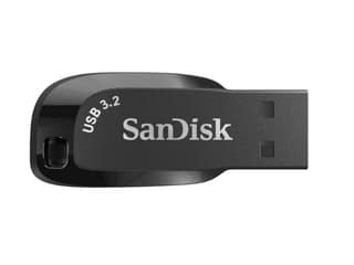 SANDISK Ultra Shift USB 3.2 Gen 1, Flash Drive, 100MB/s R, Pendrive, Black - 64 GB