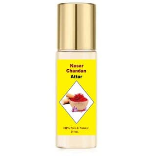Kesar Chandan Premium Attar Made With Pure Sandal Kesar For All Types of Pujan