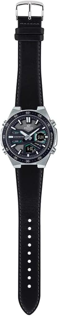 Casio Men's Analogue-Digital Quartz Watch with Leather Strap EFV-C110L-1AVEF view 4