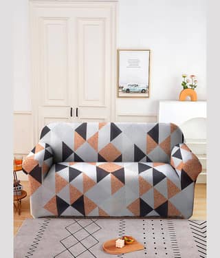 Cortina 2 Seater Polyester Sofa Cover ( Pack of 1 )