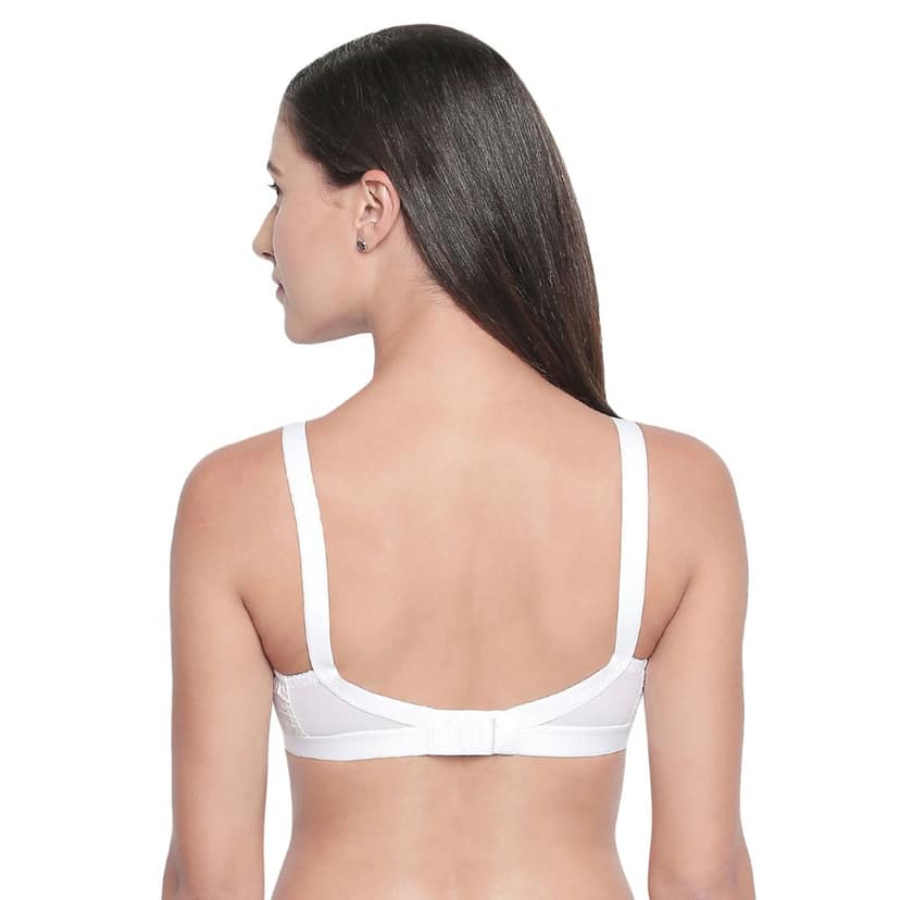 Bodycare 100% Cotton Lightly Padded Non wired Tshirt Bra-Pack of 3 view 4