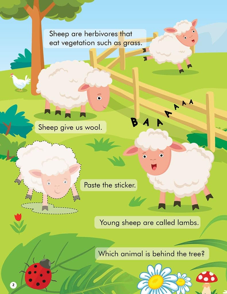 Explore the Farm Activity Book with Stickers and 3D Models | Interactive Kids Activity Book with Fun Facts, Puzzles & Hands-On Learning | Boosts Creativity and Motor Skills [Paperback] [Oct 01, 2021] Dreamland Publications view 2