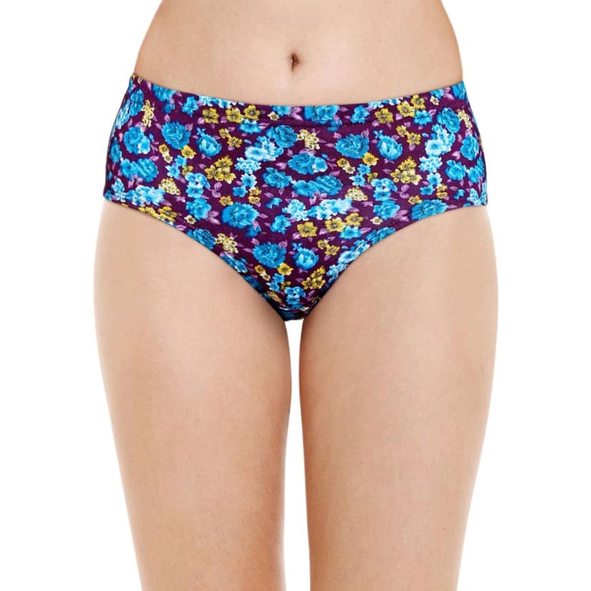 Bodycare women's combed cotton assorted Hipster Panty Pack of 6 ( E3800-D ) view 2