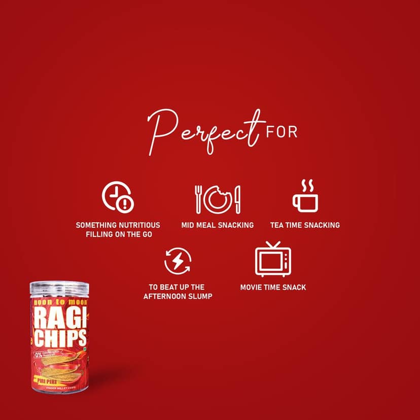 Noon to Moon's Ragi Chips-Piri Piri view 4