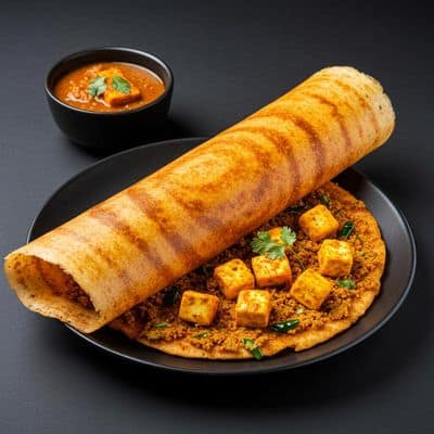 Paneer Karam Podi Dosa