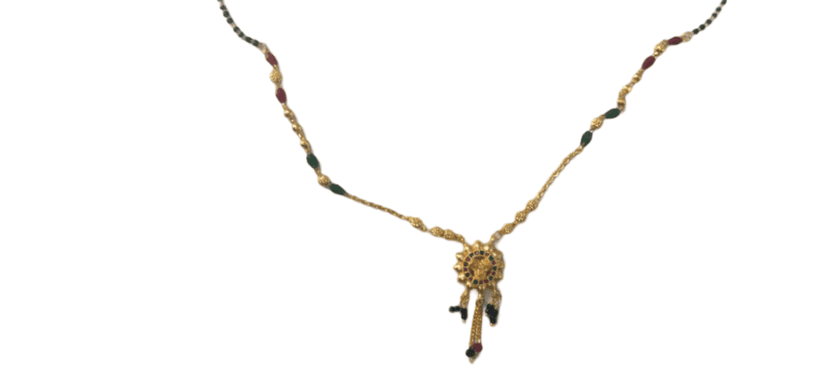 Gold Mangalsutra Necklace for Women view 2