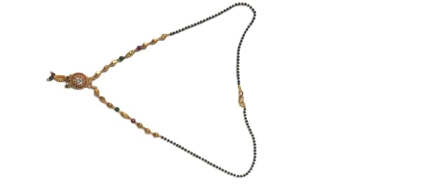 Gold Mangalsutra Necklace for Women view 3