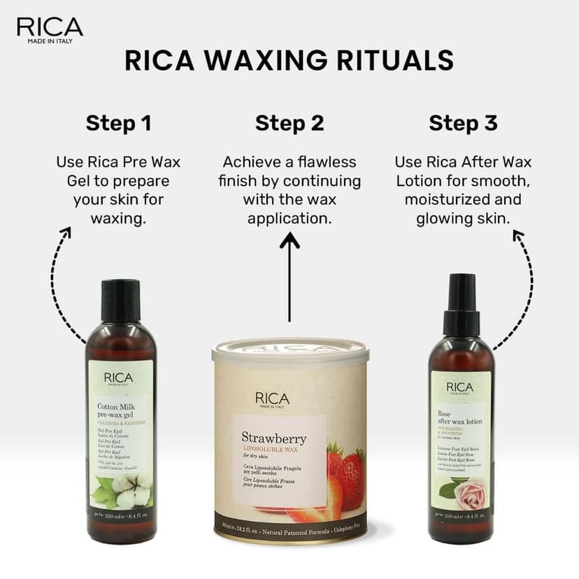 Rica Strawberry Wax (800 ml) view 7