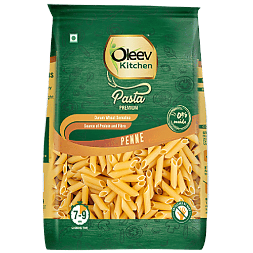Oleev Kitchen Premium Penne Pasta - No Maida, Rich In Protein & Fibre, 400 g