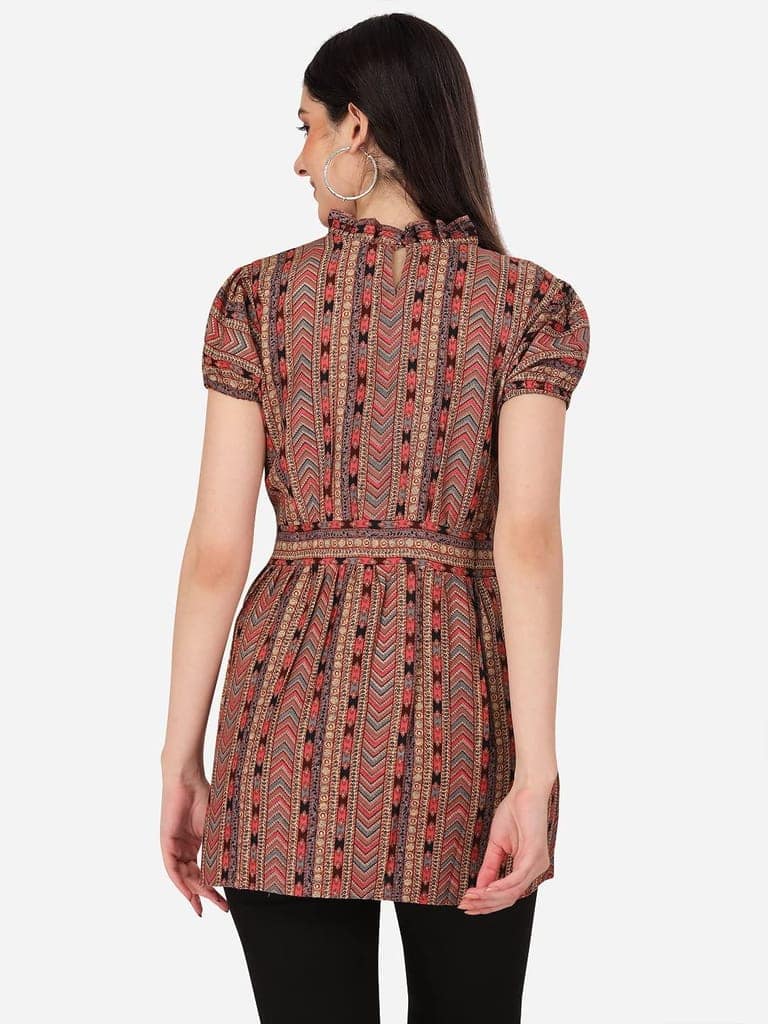 Buy & Try Women's Rayon Printed Tops and Tunics Fancy Top for Girls. view 2