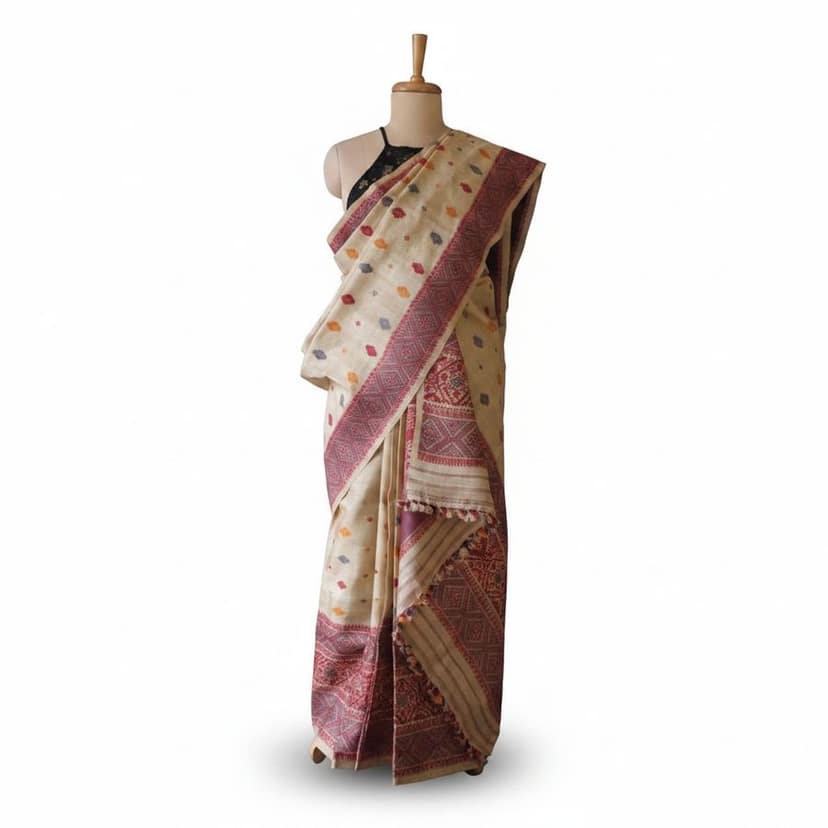 Handwoven Traditional Cotton Saree