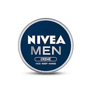 Nivea Men Creme, Non Greasy Moisturizer Cream for Face, Body & Hands - 75 ml