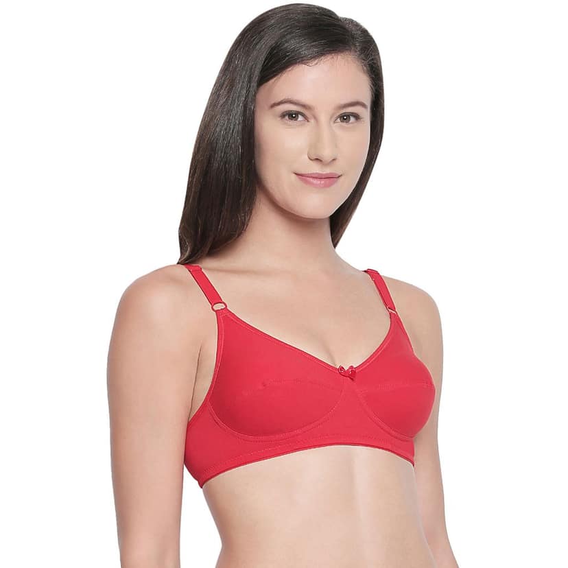 Bodycare Cotton Spandex Non Padded Non wired Perfect coverage bra-Pack of 3 view 3