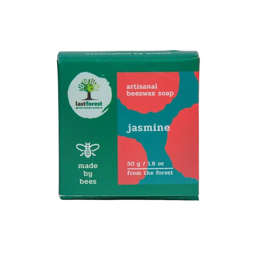 Last Forest Artisanal, Handcrafted, Handmade, Natural 'Pebbles' Beeswax Soap, Jamsine, 50g - 100% Natural Ingredients, Moisturizing, Natural Beeswax, Bathing Soap for Men and Women view 4