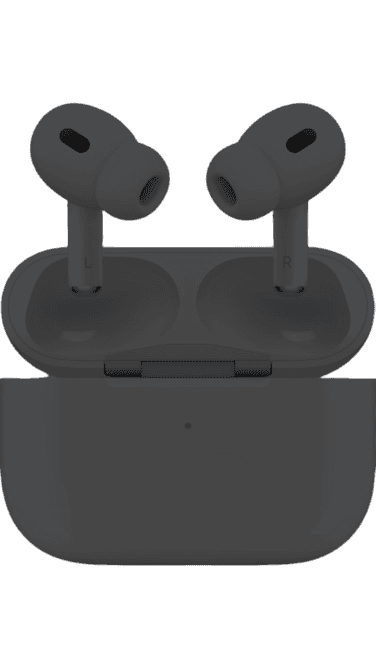 S&P Sublimation AirPods Pro (2nd generation) with Active Noise Cancellation, Spatial Audio Bluetooth Headset (BLACK, True Wireless) view 2