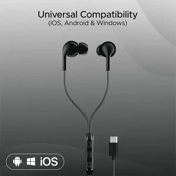 BoAt Bassheads 100 C Wired Earphone with Type-C view 5