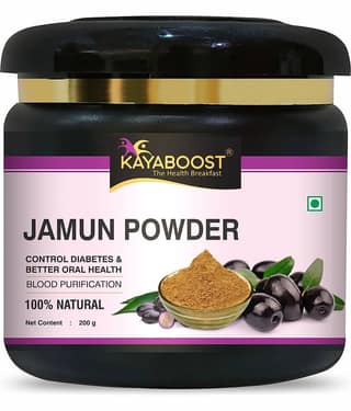 KAYABOOST Jamun Seed Powder for Diabetes (200 g)