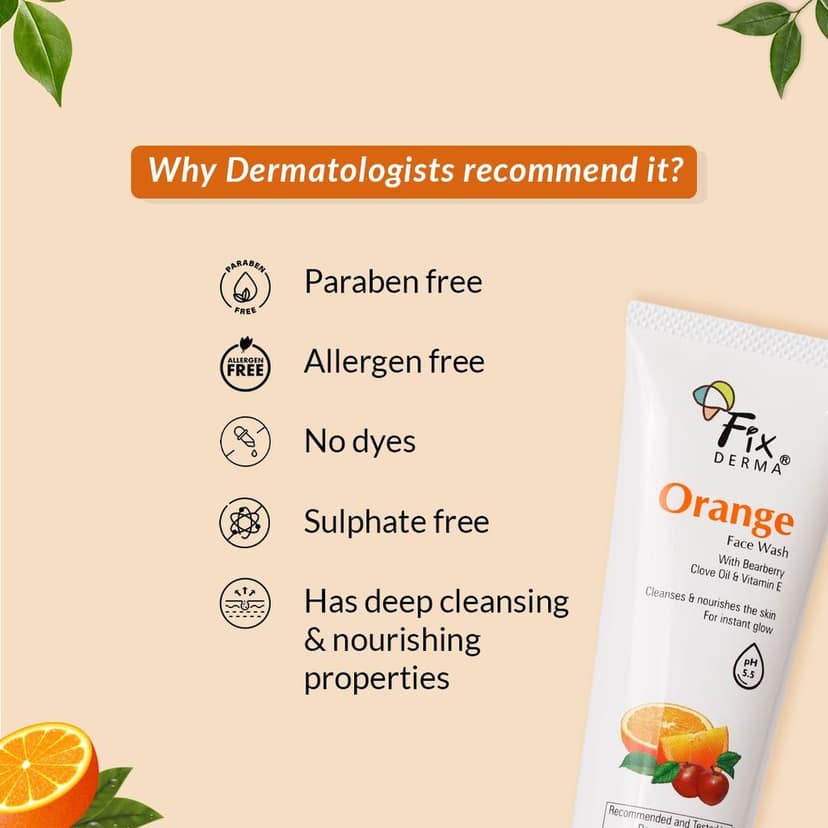 Fixderma Orange face wash view 4