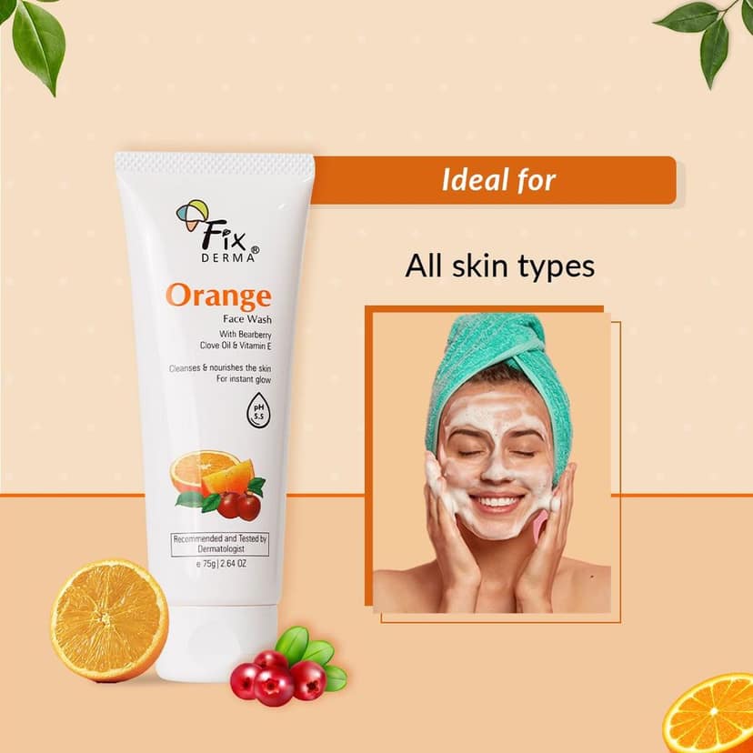 Fixderma Orange face wash view 6