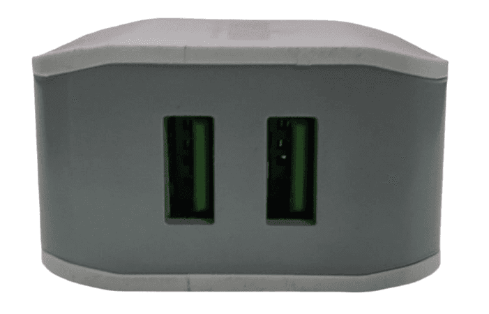 Charger with Detachable Cable (White, Cable Included) view 2