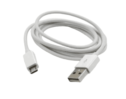 Charger with Detachable Cable (White, Cable Included) view 3