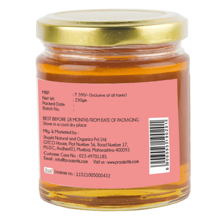 Praakritik Natural Acacia Honey 250 G view 2