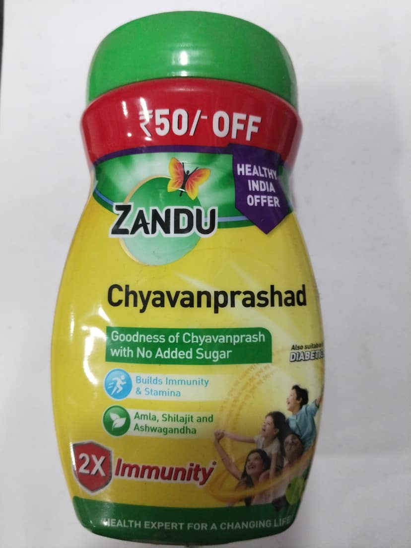 Zandu Chyavanprashad Goodness of chyavanprash With no added sugar 2x immunity