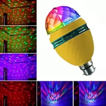 Elecsera LED Stage Light Disco Party Bulb Lamp Pack of 6 Single Disco Ball (Ball Diameter: 2.5 cm) Multicolor view 6