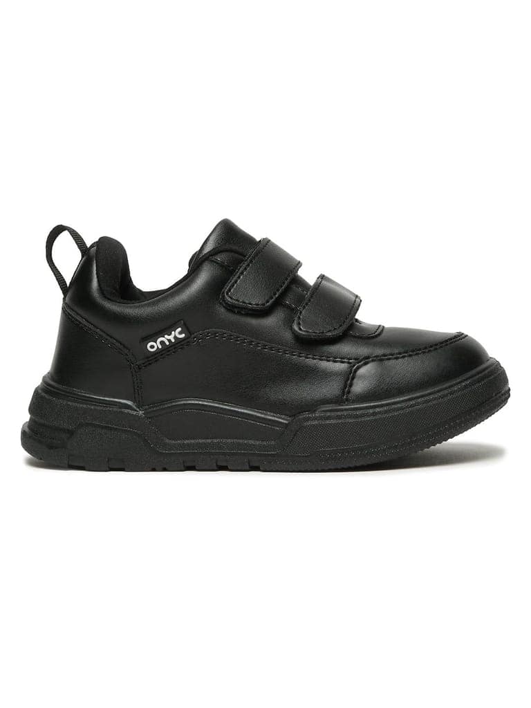 SuperKool Comfortable & LightWeight Lace-Free School Shoes - Black (Unisex) view 6