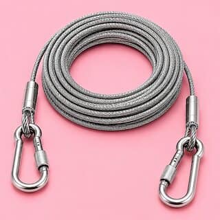Silver Stainless Steel Laundry Drying Wire 3 mm for Home Balcony and Terrace