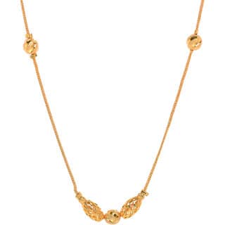 Hetprit Golden Colour Beautiful Necklace For Women
