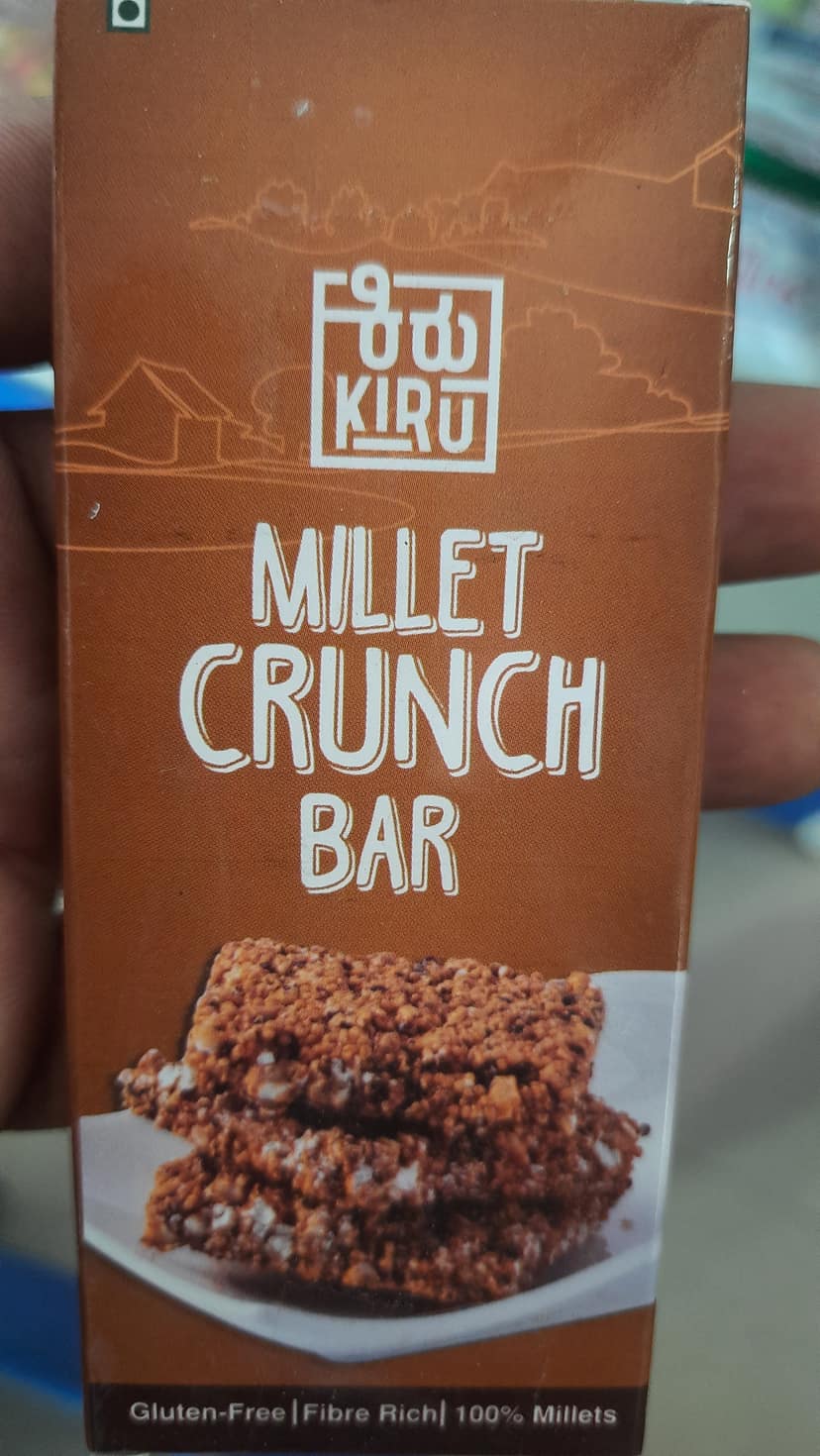 Millet crunch bar