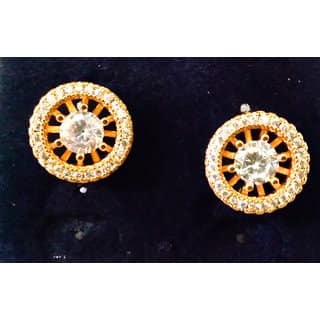 love 1gm stud gold n micron plated