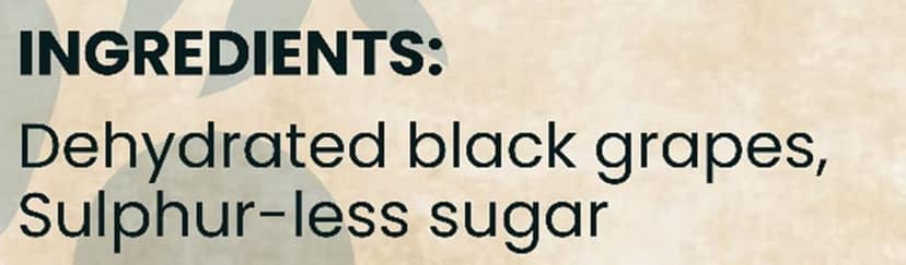 Forgotten Flavours Dehydrated Black Grape | Dried Grape Fruit | Vacuum Dehydrated | No Artificial Preservatives or Color | No Added Sulphur view 7