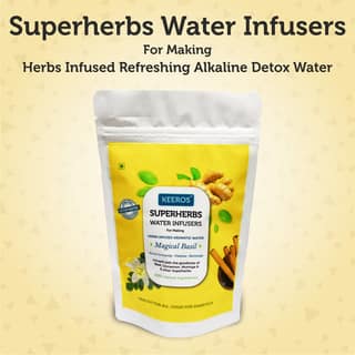 Keeros Superherbs Detox Water Infusers, For Making Herbs Infused Refreshing Alkaline Water | Helpful For Diabetics & Weight Watchers, Pack of 30 Infusers
