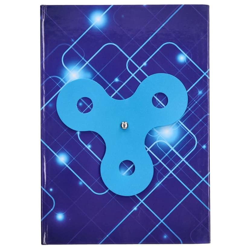 Navneet Youva | Case Bound Notebook - Spinner | A5-21 x 14.8 | Single Line | 240 Pages | Pack of 1, Multicolor